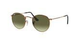 RAY-BAN ROUND METAL 0RB3447 001/BH 53 Napszemüveg