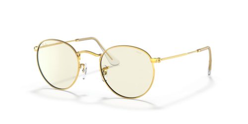 RAY-BAN ROUND METAL 0RB3447 9196BL 47 Napszemüveg