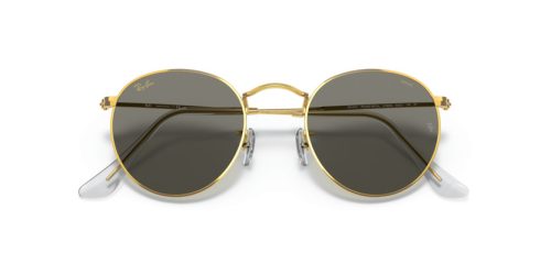 RAY-BAN ROUND METAL 0RB3447 9196BL 47 Napszemüveg
