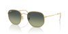 RAY-BAN HEXAGONAL 0RB3548 001/BH 54 Napszemüveg